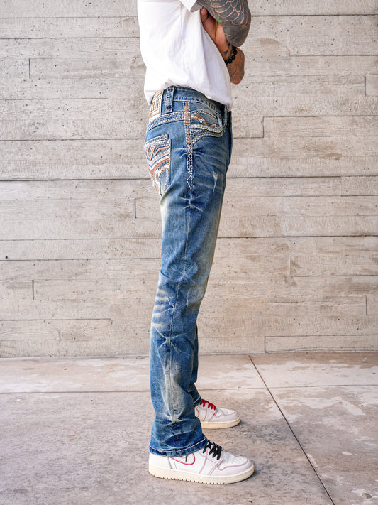 Rock Revolution Saddle Denim